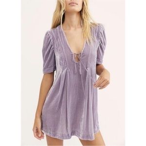 Free People Adelle Velvet Tunic